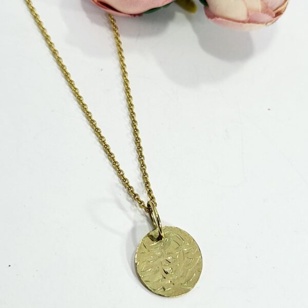 Goldschmiede Krieglstein just K Anhänger Gelbgold (2)