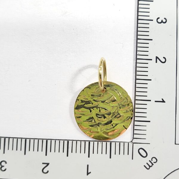 Goldschmiede Krieglstein just K Anhänger Gelbgold (7)