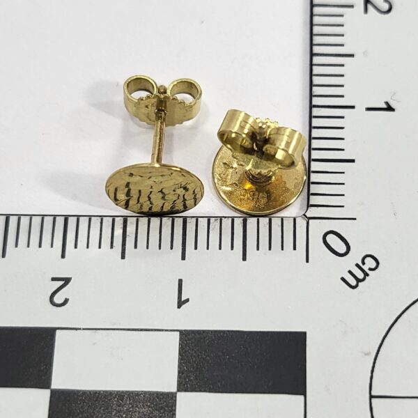 Goldschmiede Krieglstein just K Ohrstecker Gelbgold groß