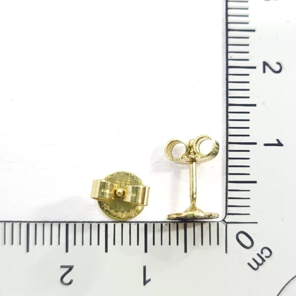 Goldschmiede Krieglstein just K Ohrstecker Gelbgold klein (1)