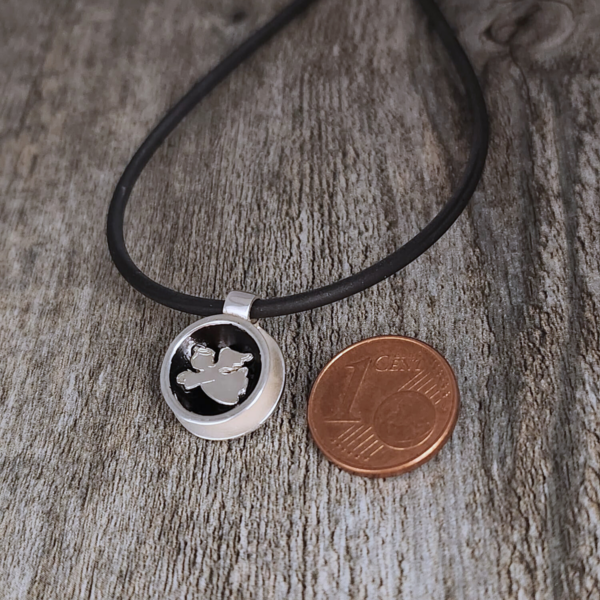 Segensbringer Größenvergleich Silber schwarz Taufgeschenk