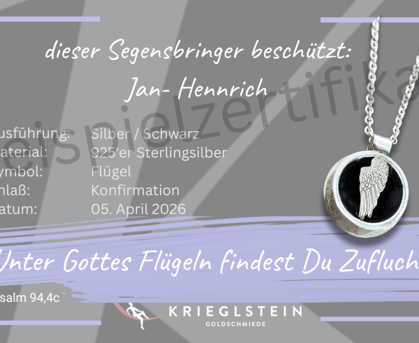 Segensbringer Zertifikate