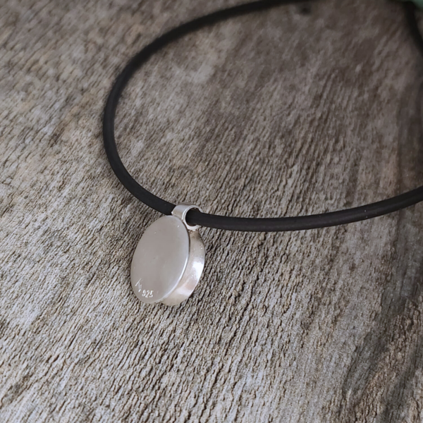 Segensbringer hinten Seite Silber schwarz Taufgeschenk