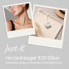 just K Herzanhänger 925 Silber Cover