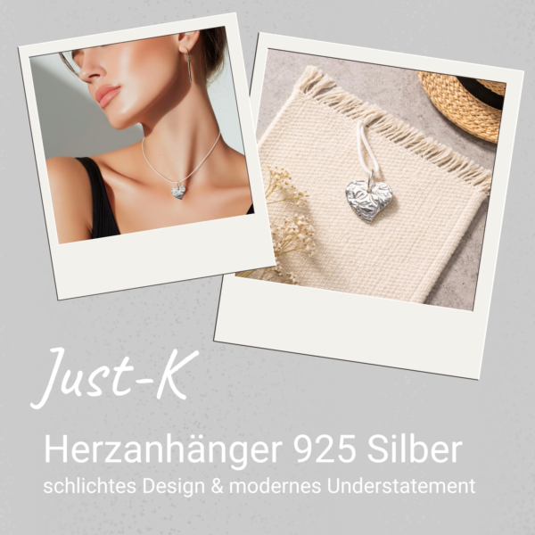 just K Herzanhänger 925 Silber Cover