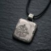Kompass Anhänger Herren Silber – Rough Style „Navigator“ (3)