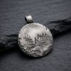 Lübeck Anhänger Silber „Hafenlicht“ – Rough Style mit Holstentor & Passat (3)