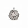 Premium Anhänger für Kette aus 925 Silber „Heimathafen Lübeck“ mit Diamant (2)