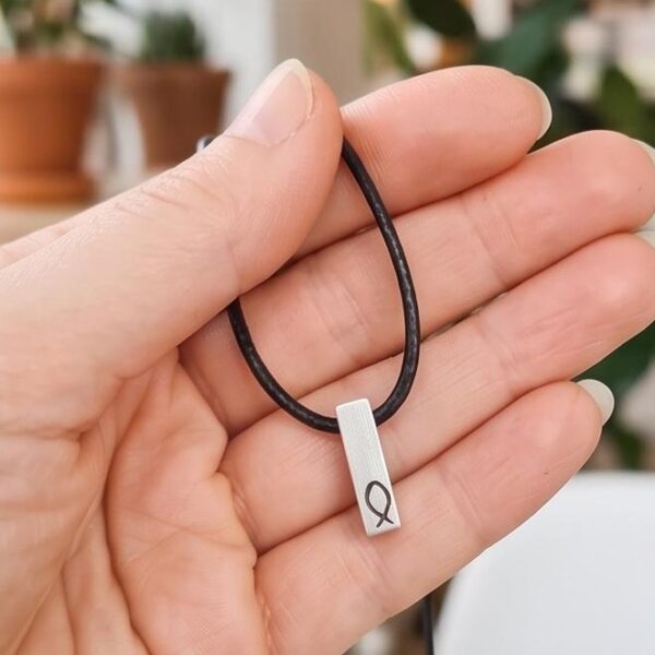 Silberanhänger für Jungen – Taufe, Konfirmation, Glücksbringer, Talisman aus 925er Silber (1)