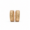 Eheringe Rotgold 585 florale Muster handgemacht
