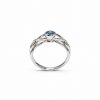 Verlobungsring Weissgold mit Diamant handgemacht (1)