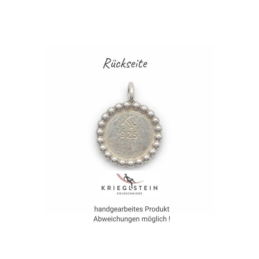 Sunny filigraner Anhänger für Kette mit Sonnenmotiv Silber (1)